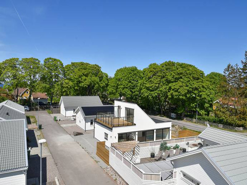 Byggnation Takterrass på Garage. Nacka Lillängen